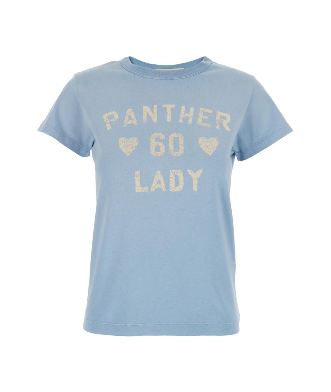 VALENTINO Голубая хлопковая футболка, фото 1