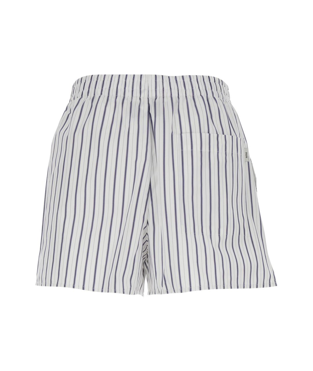 Ami Paris Белые хлопковые шорты, фото 2