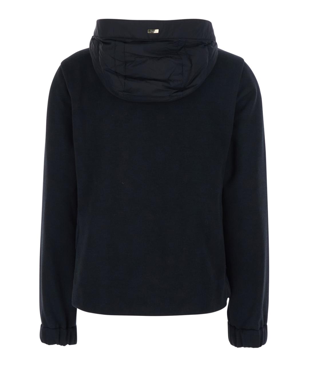 HERNO Черная полиамидовая куртка, фото 2