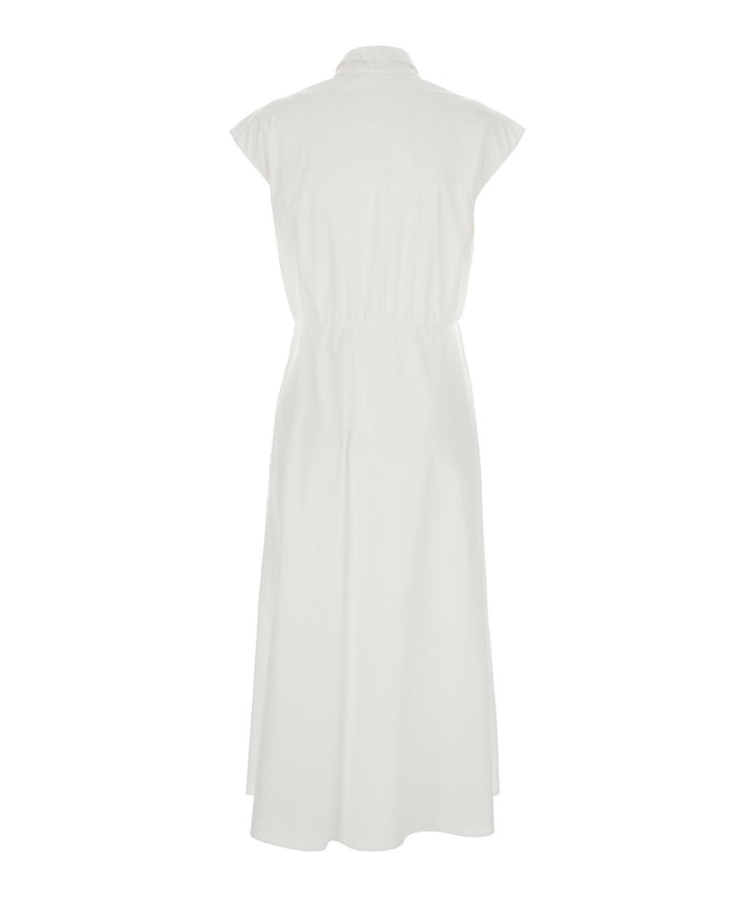 VALENTINO Белое хлопковое платье, фото 2