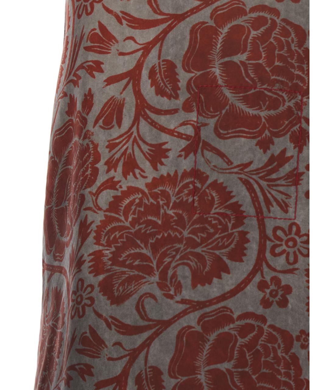 UMA WANG Красное вискозное платье, фото 3