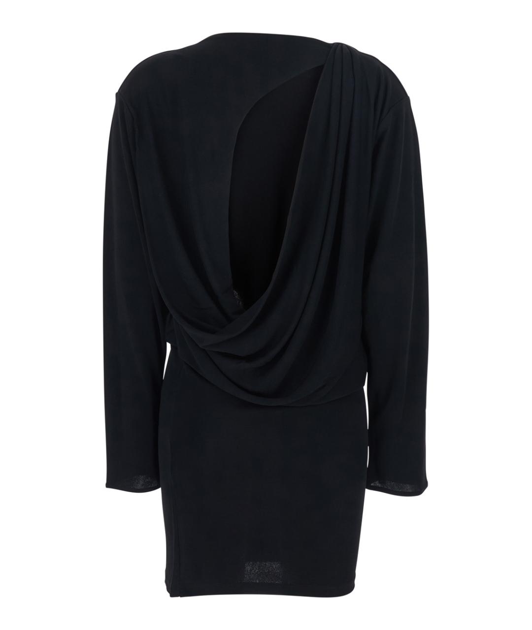 JACQUEMUS Черное вискозное повседневное платье, фото 2