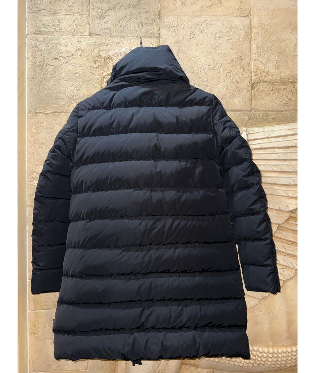 MONCLER Черный полиамидовый пуховик, фото 2