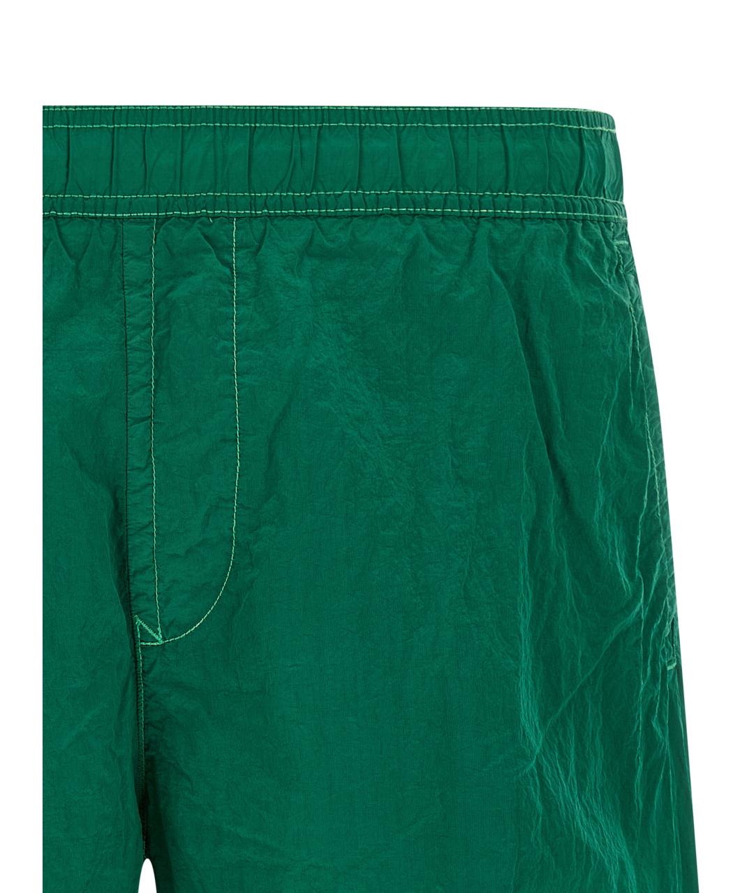 STONE ISLAND Зеленые полиамидовые плавки, фото 3