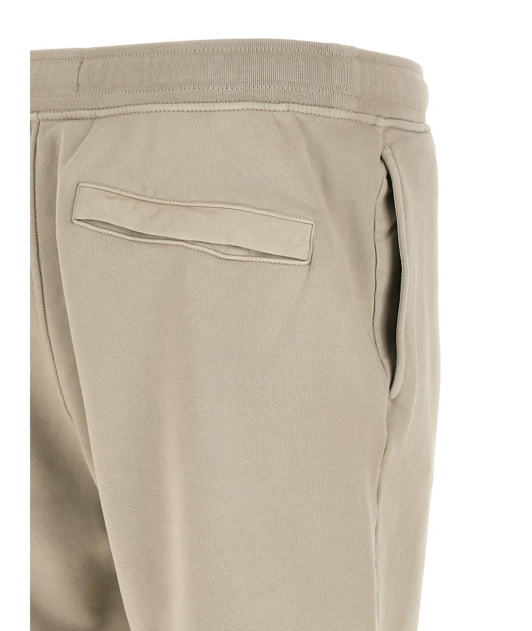 STONE ISLAND Серые хлопковые шорты, фото 4