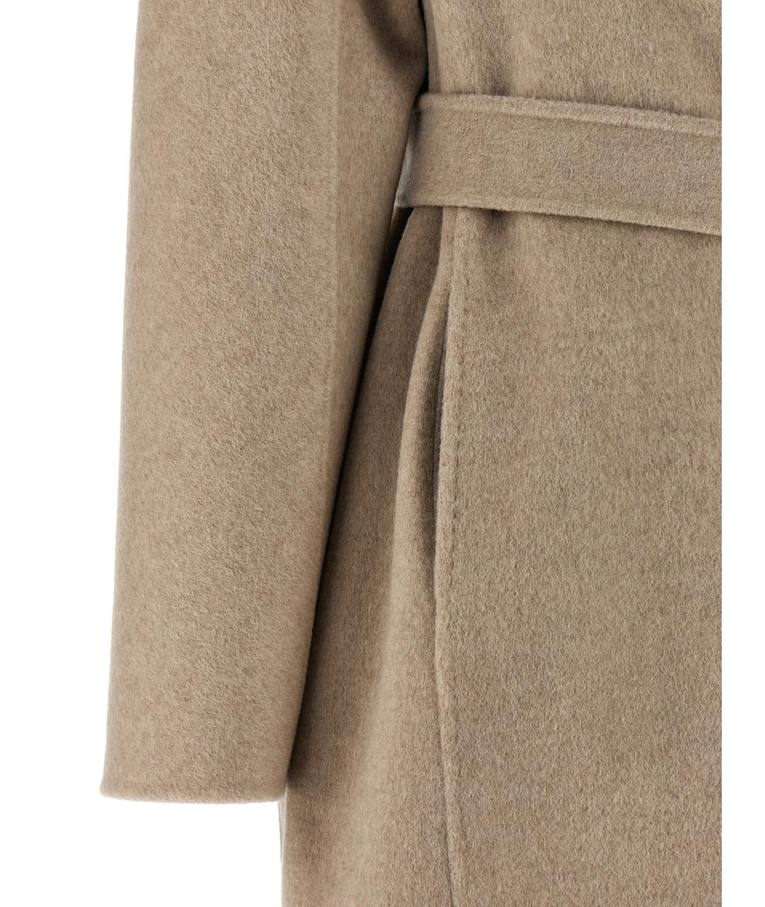 MAX MARA Бежевое кашемировое пальто, фото 4