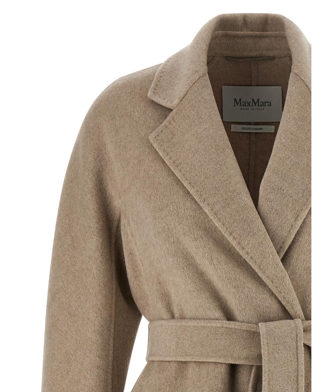 MAX MARA Бежевое кашемировое пальто, фото 3