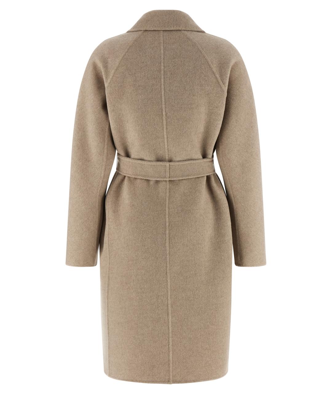 MAX MARA Бежевое кашемировое пальто, фото 2