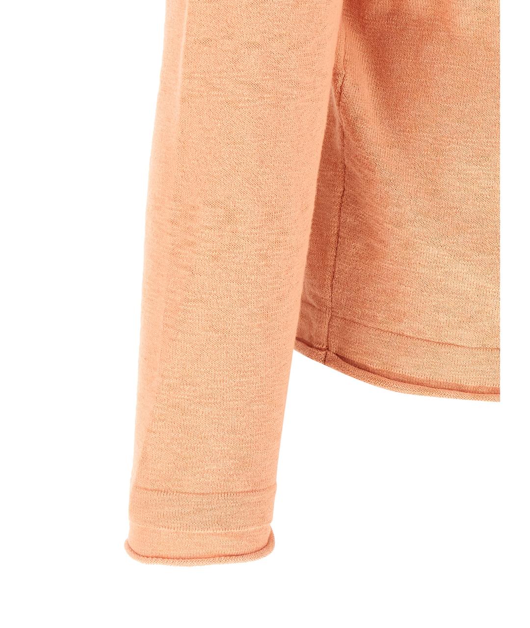 STONE ISLAND Коралловый хлопковый джемпер / свитер, фото 4