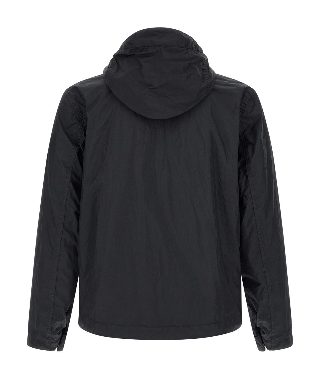 STONE ISLAND Темно-синяя полиамидовая куртка, фото 2