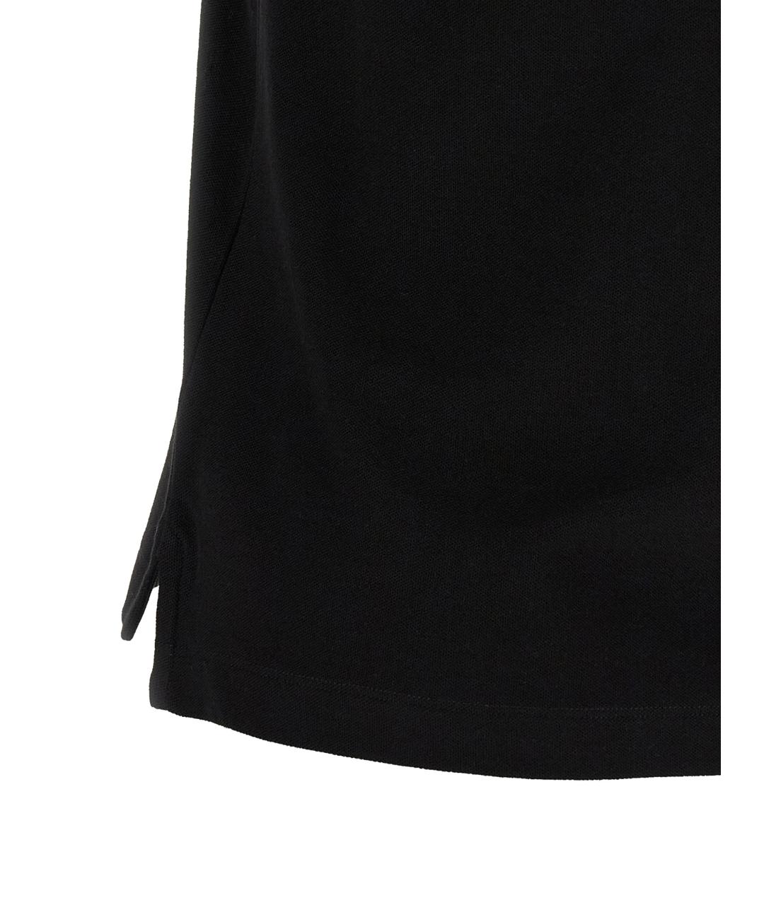 MONCLER Черная хлопковая футболка, фото 3