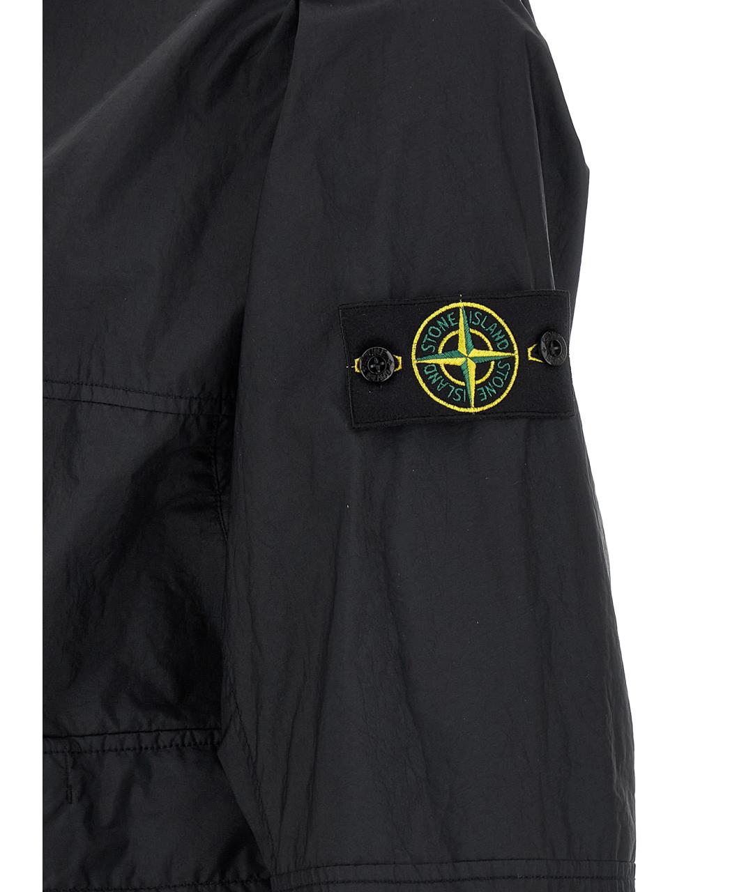 STONE ISLAND Синяя полиамидовая куртка, фото 5