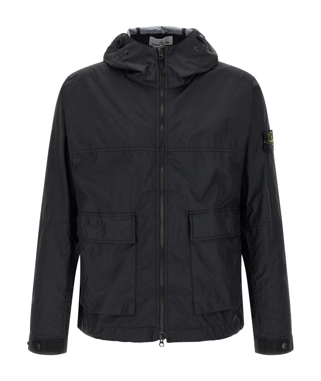 STONE ISLAND Синяя полиамидовая куртка, фото 1