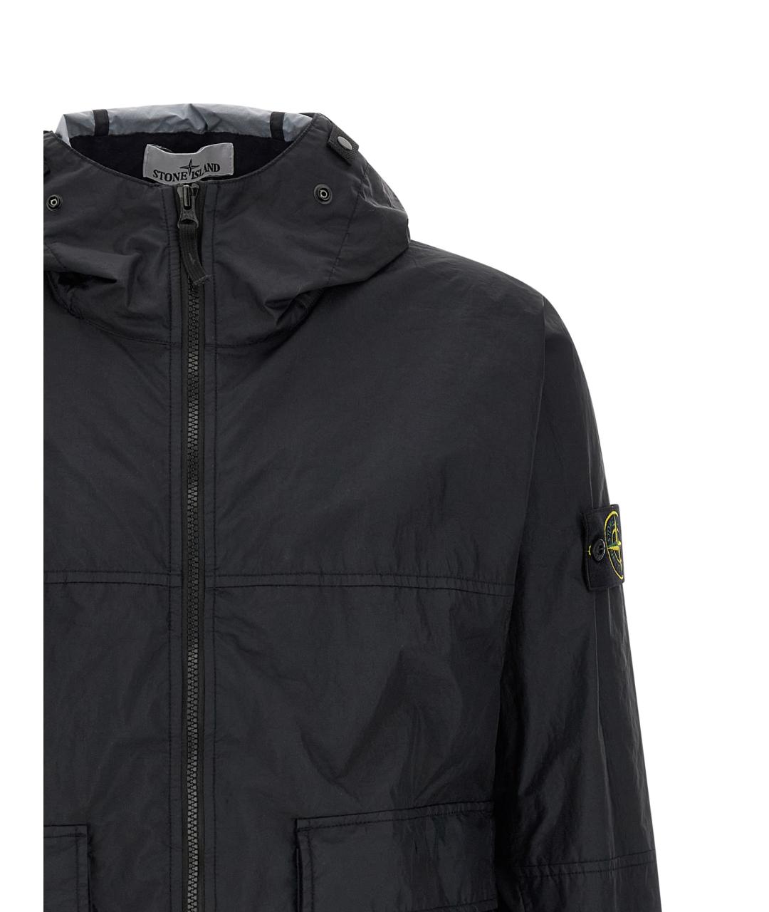 STONE ISLAND Синяя полиамидовая куртка, фото 3