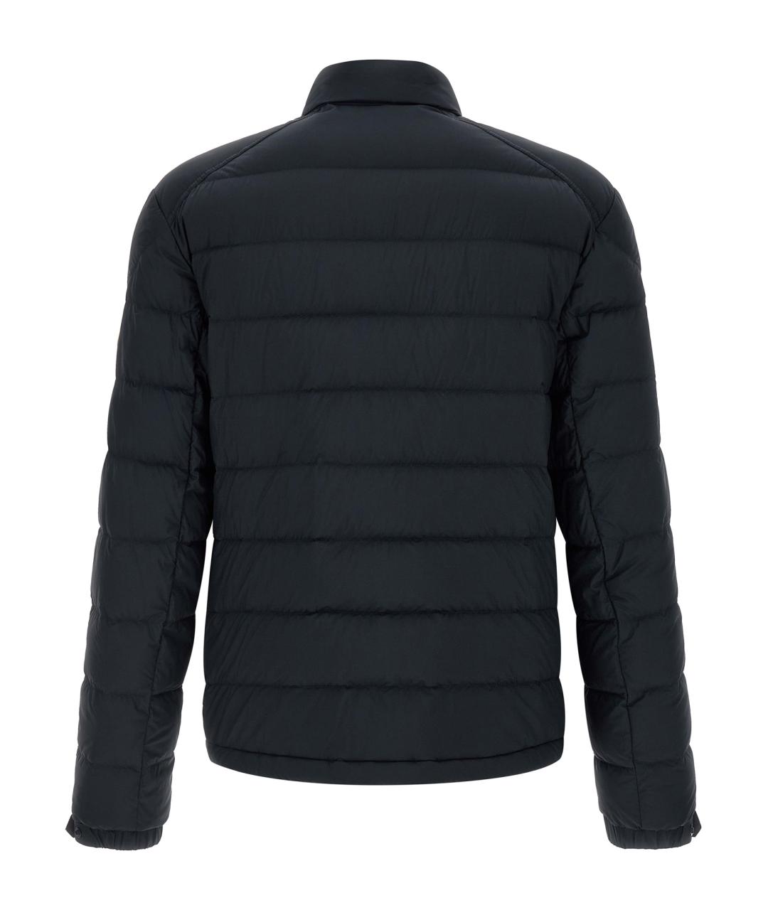 MONCLER Синий полиамидовый пуховик, фото 2