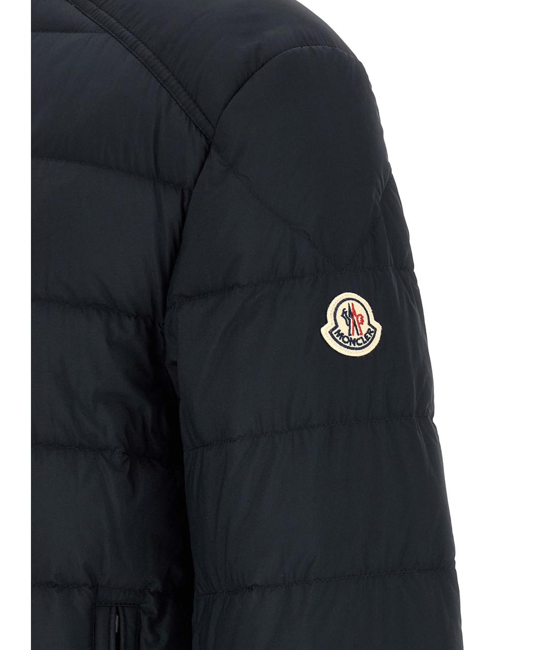 MONCLER Синий полиамидовый пуховик, фото 5