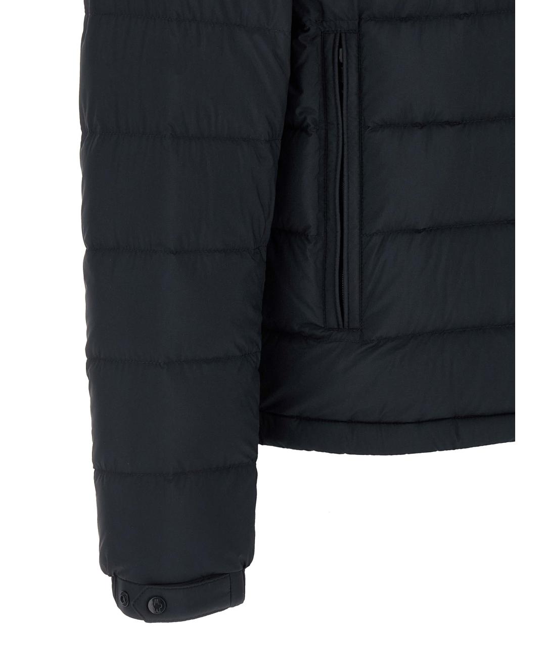 MONCLER Синий полиамидовый пуховик, фото 4