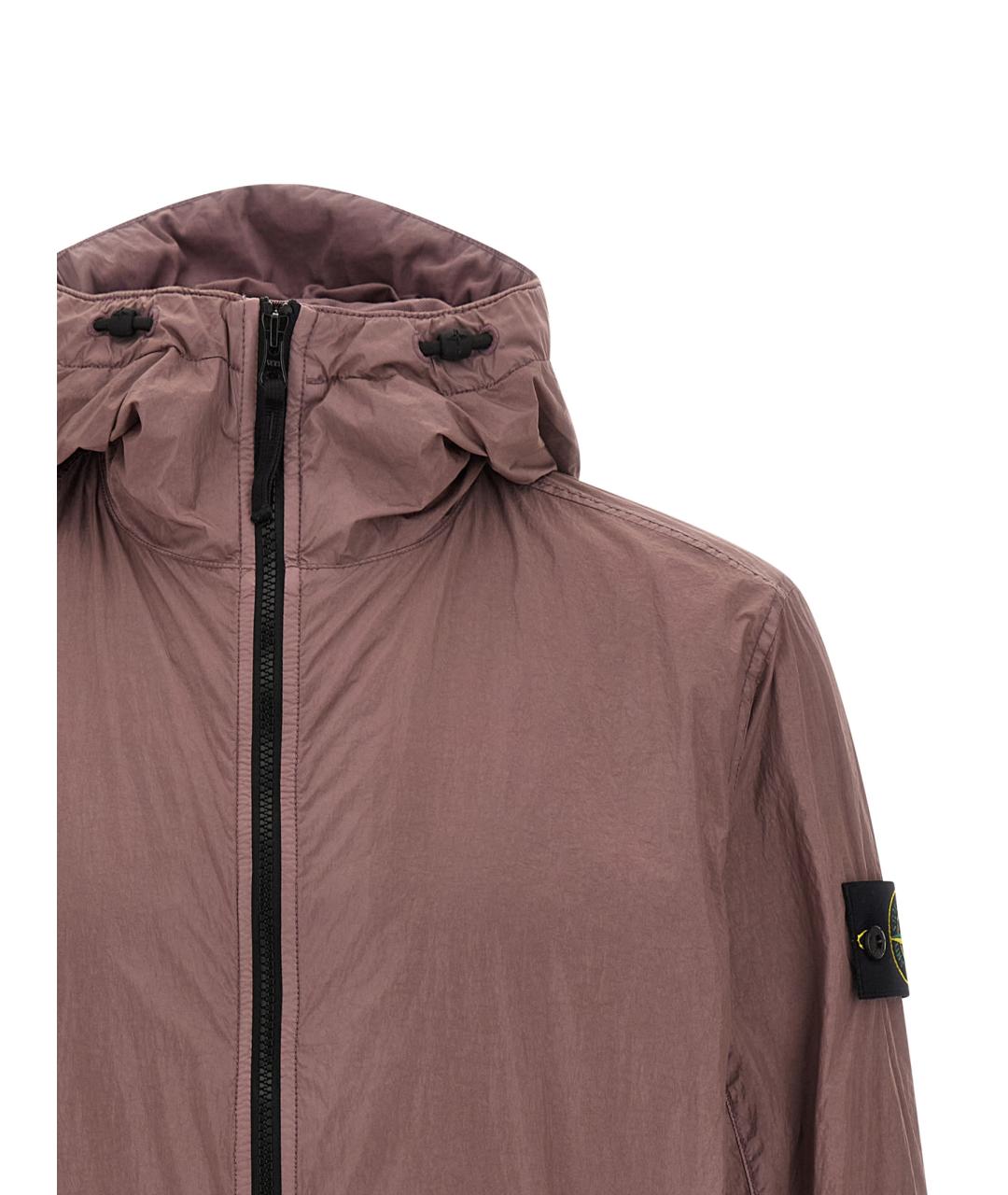 STONE ISLAND Фиолетовая полиамидовая куртка, фото 3