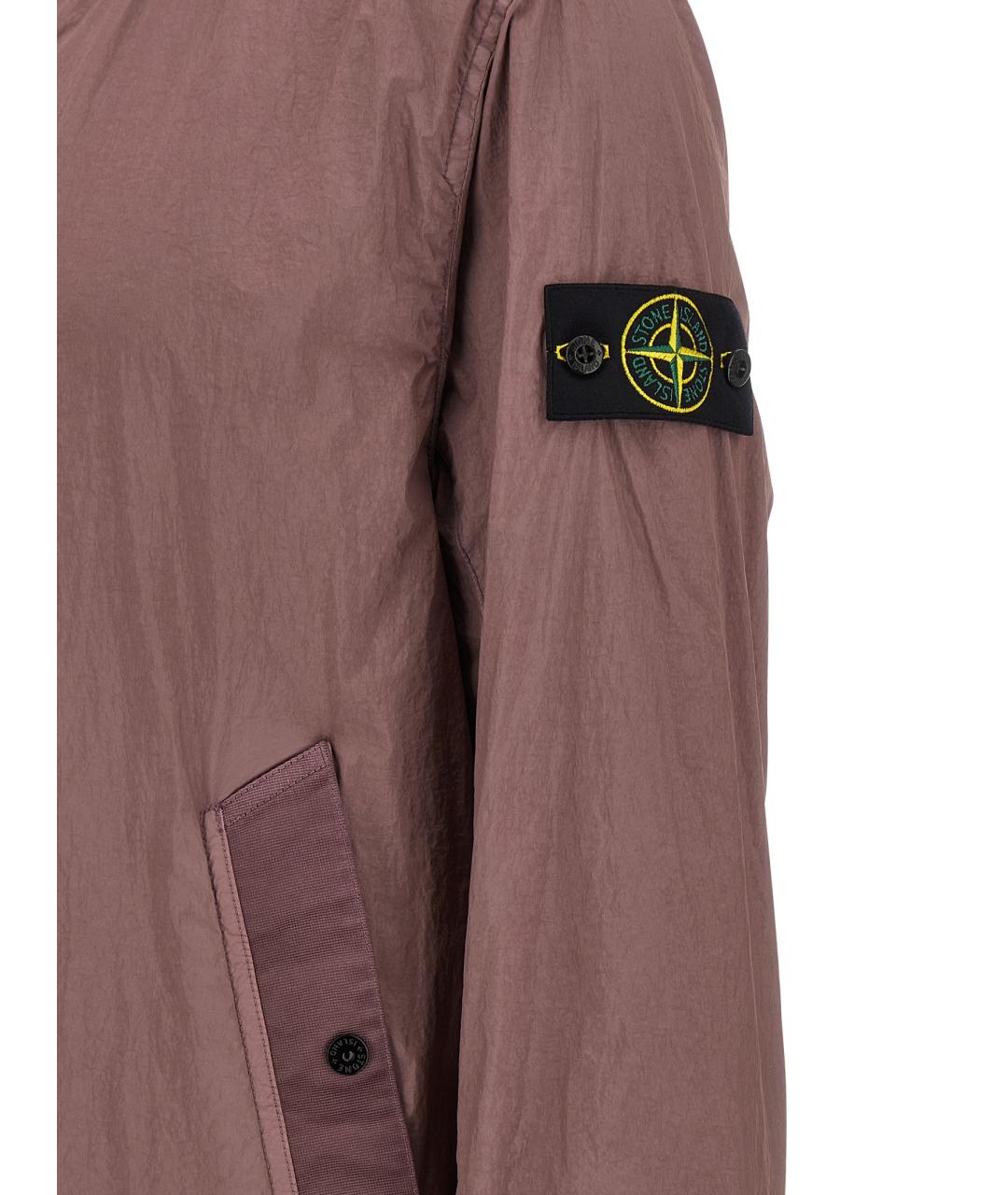 STONE ISLAND Фиолетовая полиамидовая куртка, фото 4