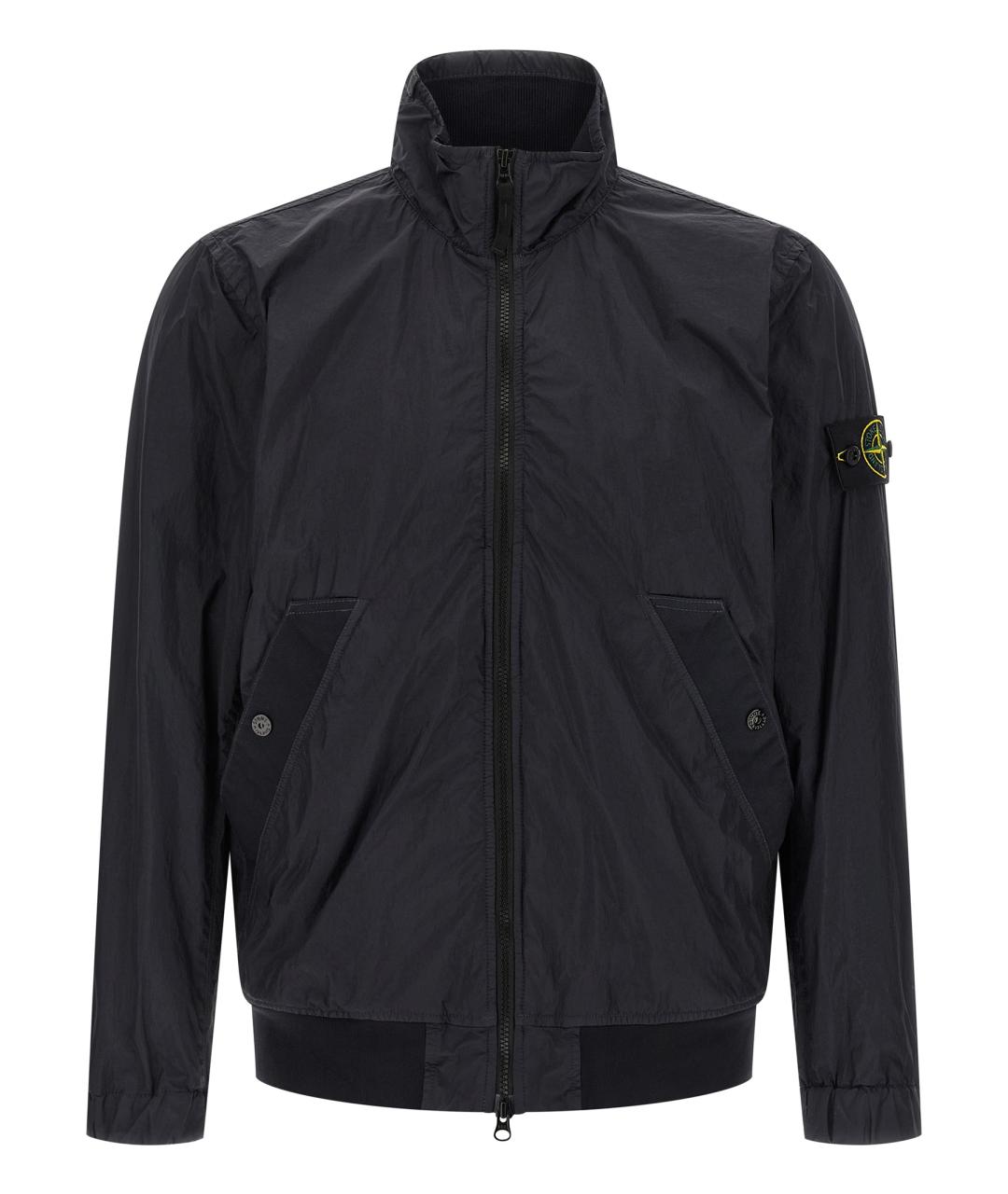 STONE ISLAND Синяя полиамидовая куртка, фото 1