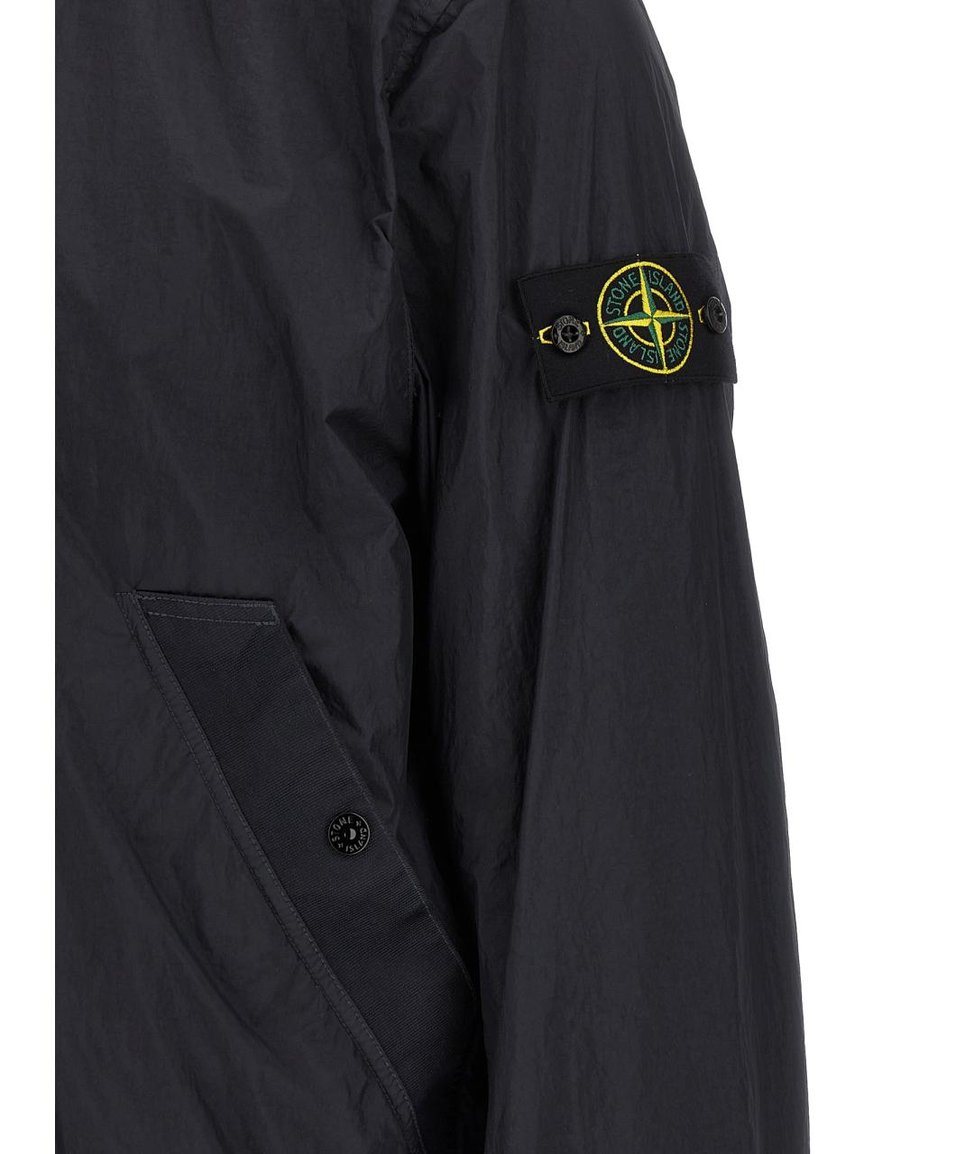 STONE ISLAND Синяя полиамидовая куртка, фото 4