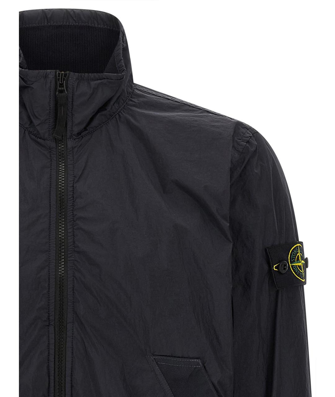 STONE ISLAND Синяя полиамидовая куртка, фото 3