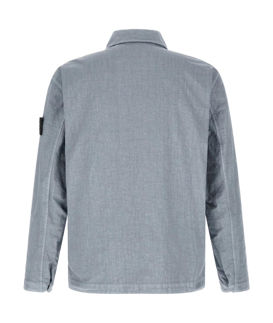 STONE ISLAND Голубая кэжуал рубашка, фото 2