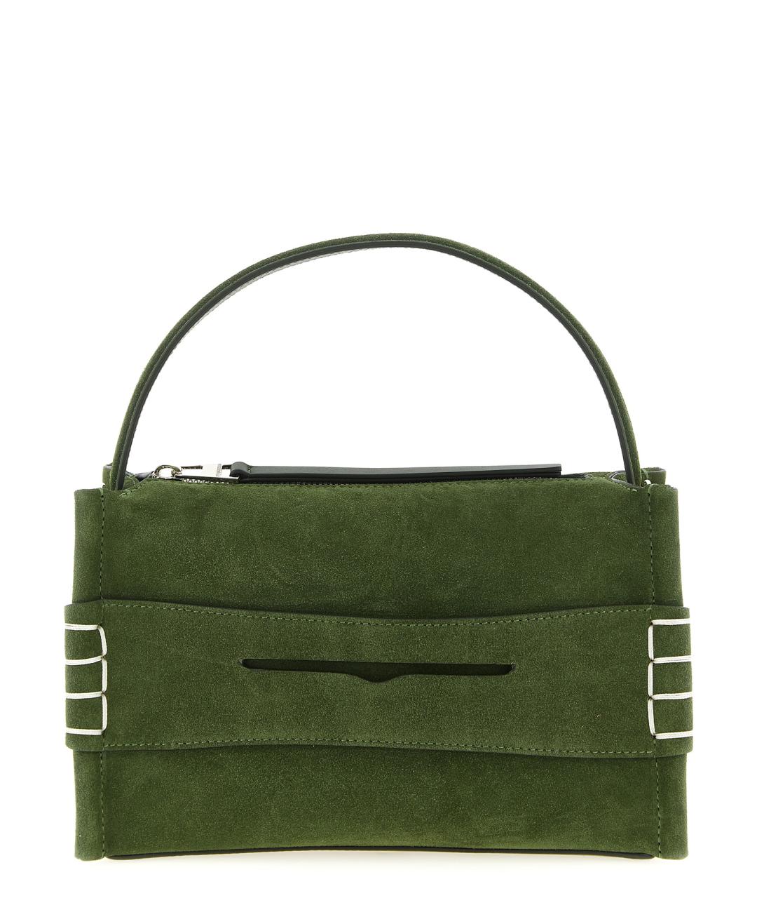 J.W.ANDERSON Зеленая замшевая сумка через плечо, фото 1