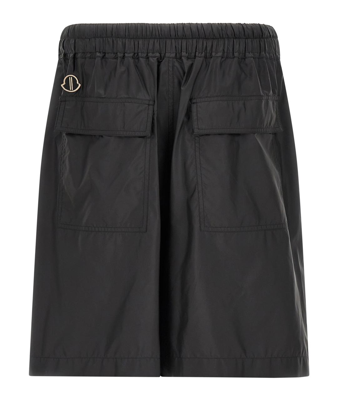 RICK OWENS Черные полиэстеровые шорты, фото 2