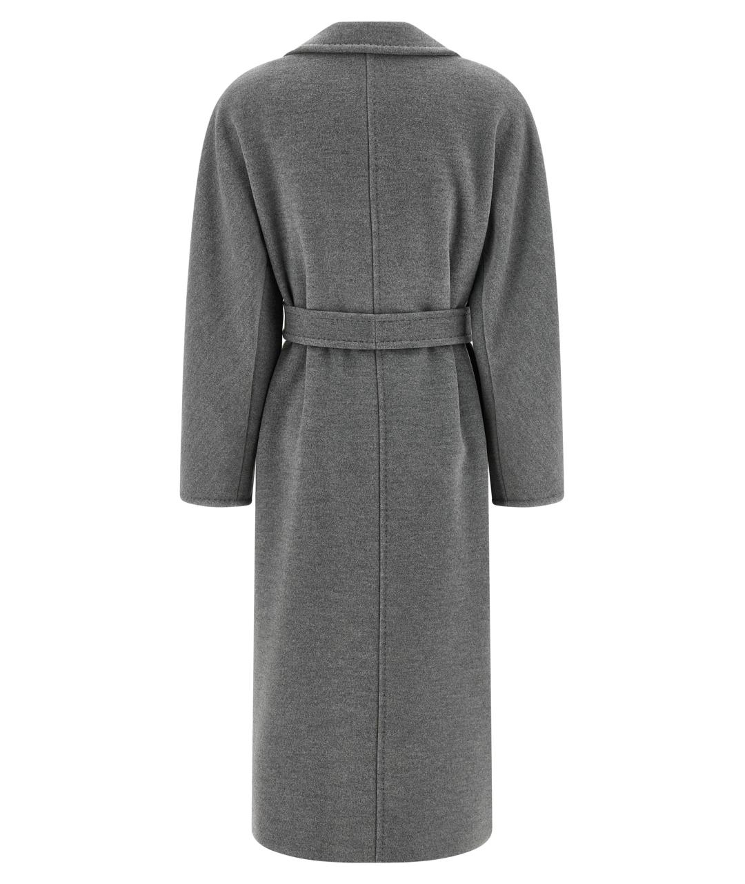 MAX MARA Серое шерстяное пальто, фото 2