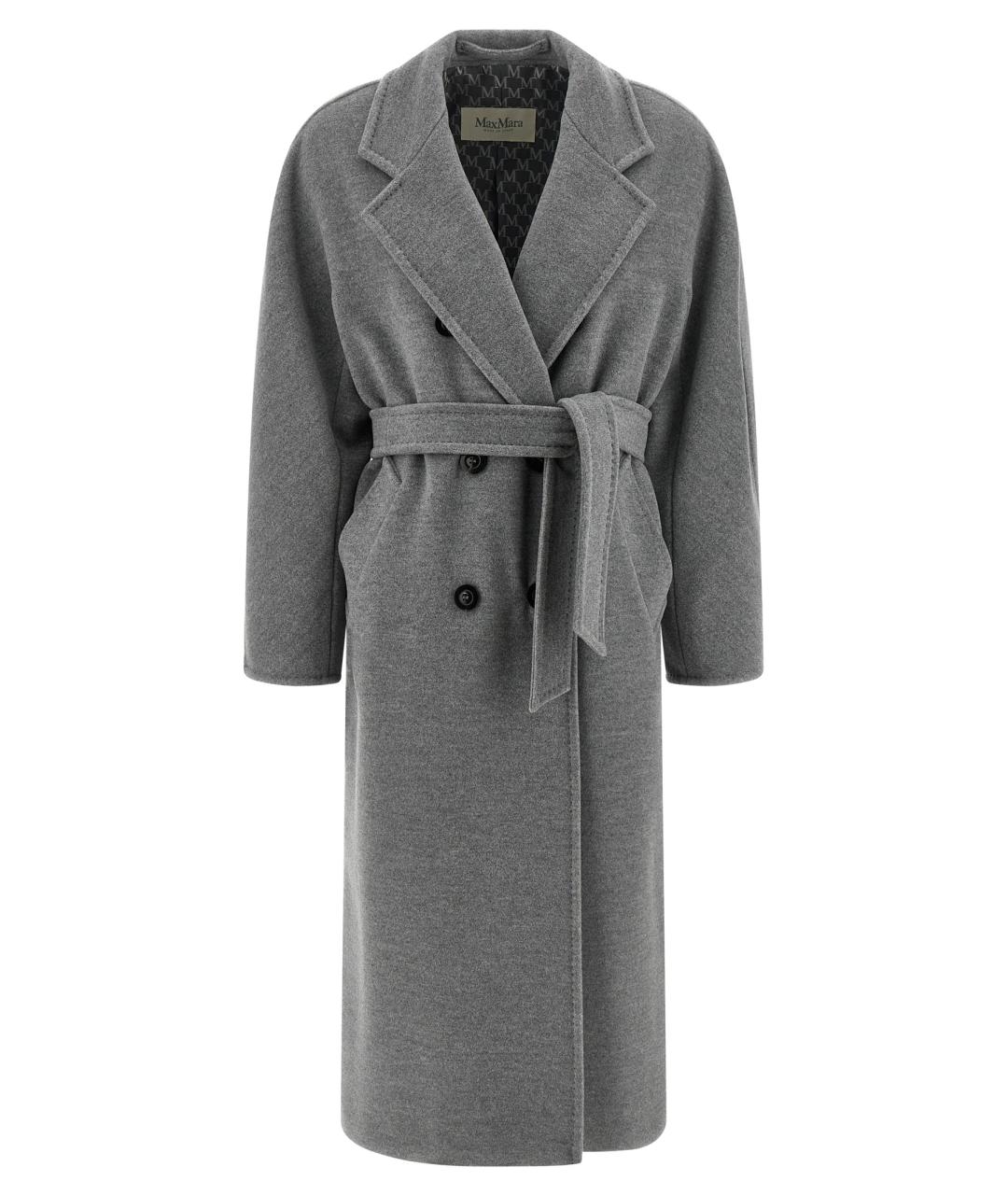 MAX MARA Серое шерстяное пальто, фото 1