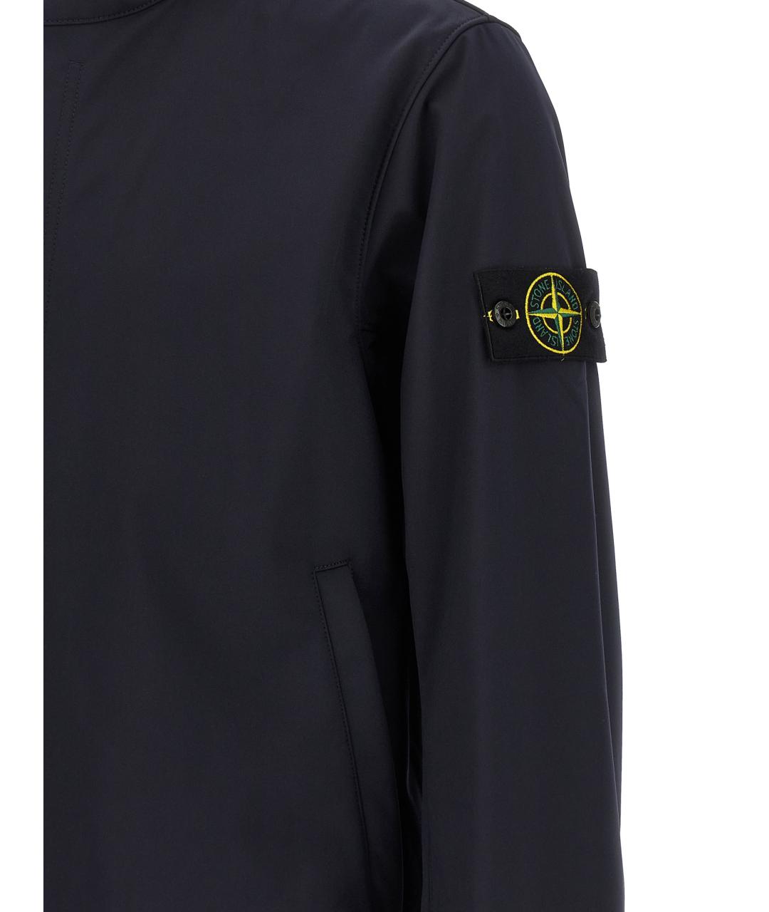 STONE ISLAND Синяя полиэстеровая куртка, фото 4