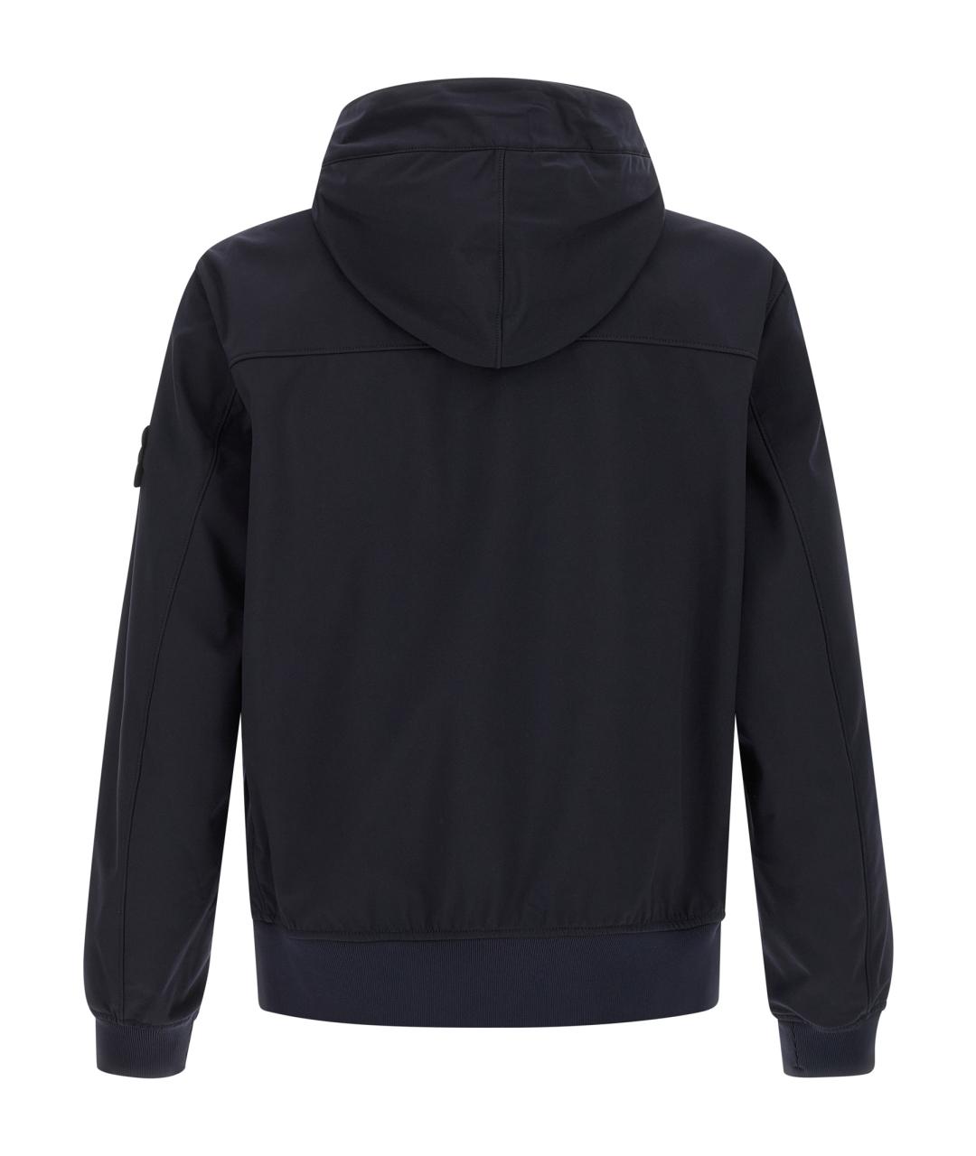 STONE ISLAND Синяя полиэстеровая куртка, фото 2