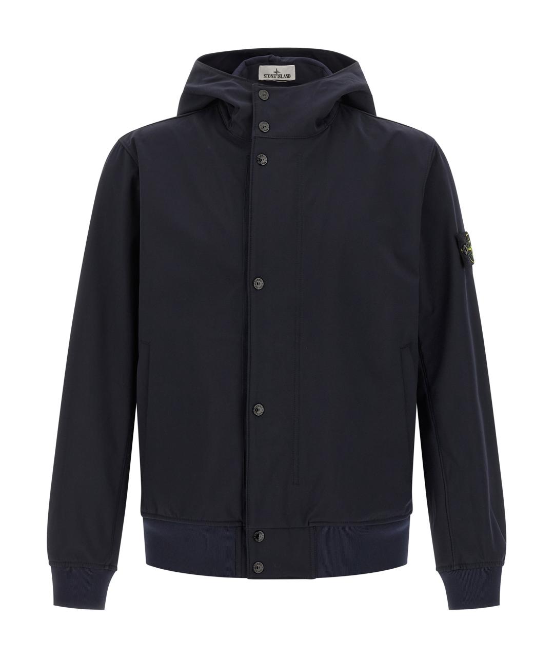 STONE ISLAND Синяя полиэстеровая куртка, фото 1