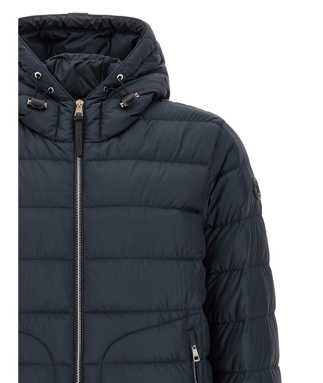 MONCLER Синий полиэстеровый пуховик, фото 3