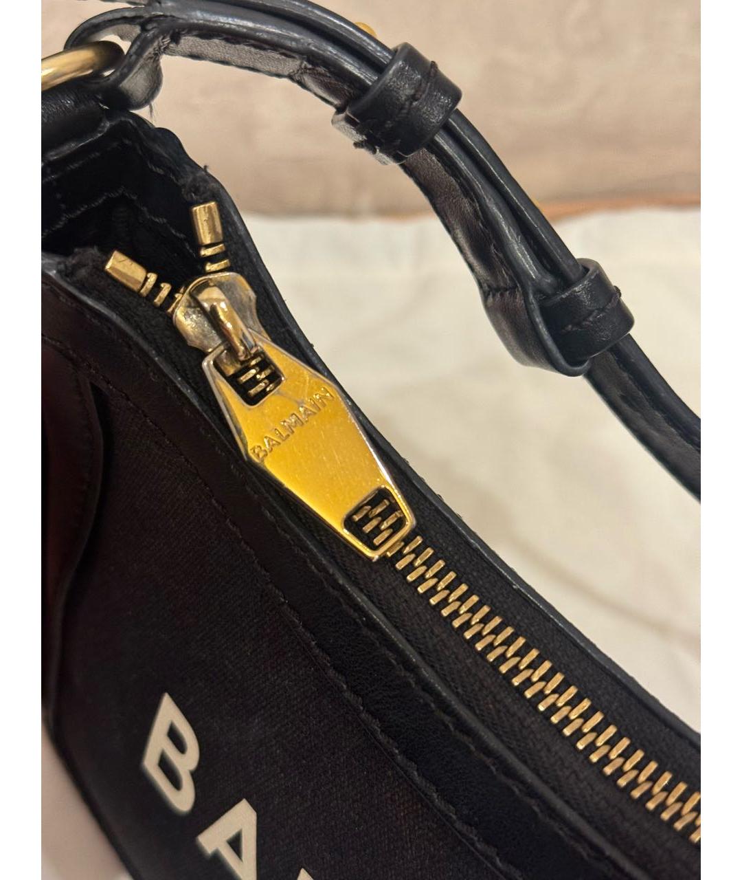 BALMAIN Черная сумка через плечо, фото 6