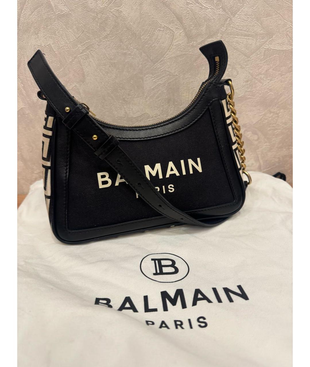 BALMAIN Черная сумка через плечо, фото 3