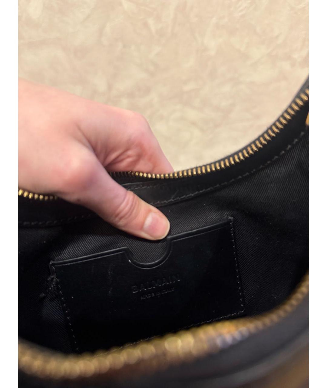 BALMAIN Черная сумка через плечо, фото 7