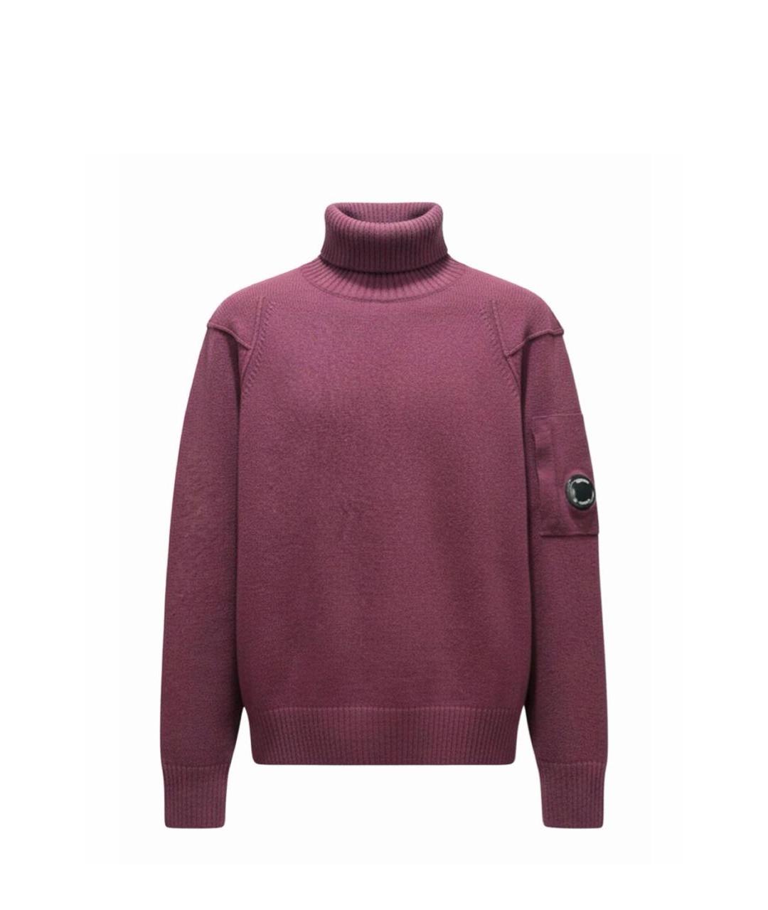 CP COMPANY Бордовый шерстяной джемпер / свитер, фото 6