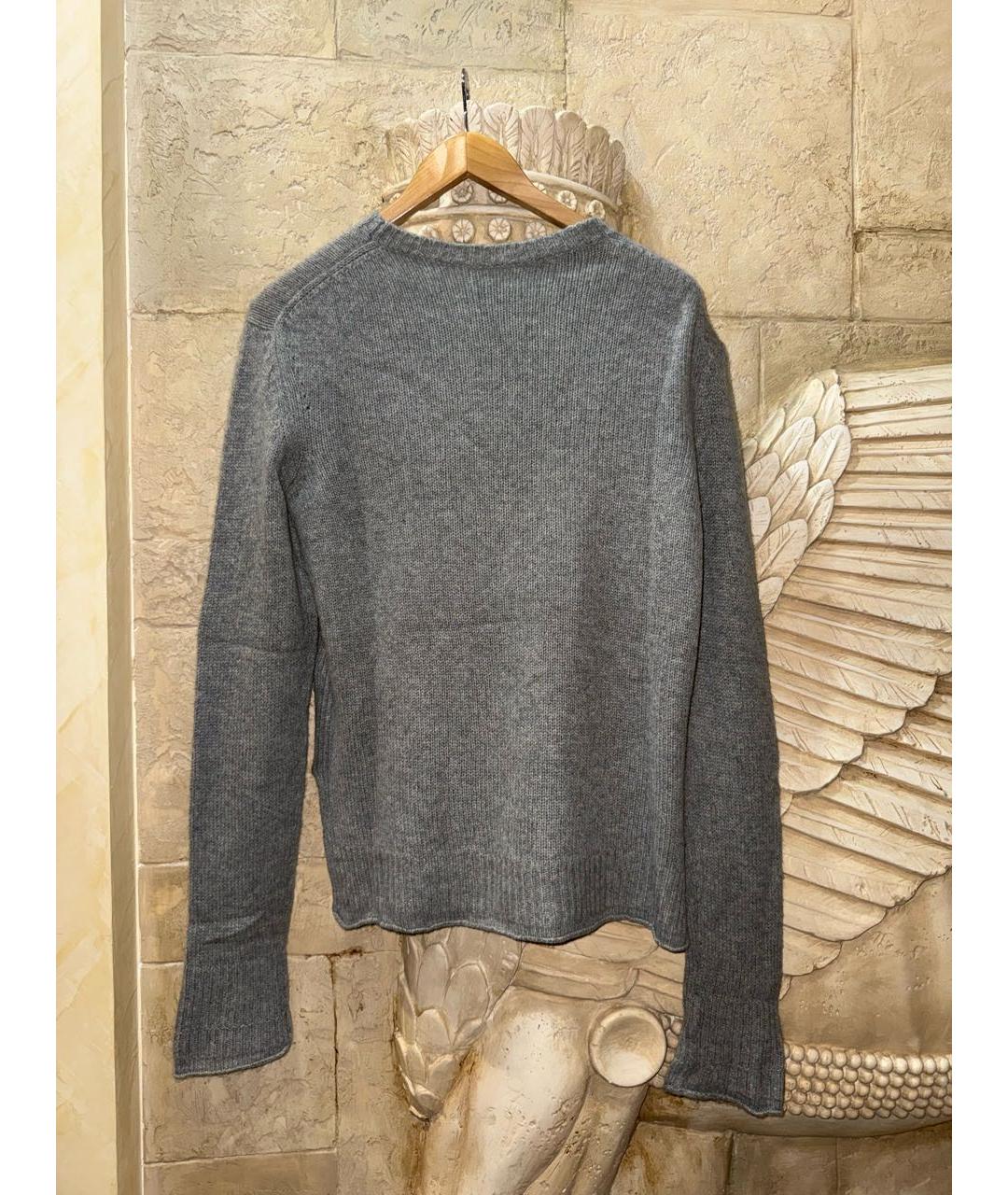 CELINE Серый кашемировый джемпер / свитер, фото 2