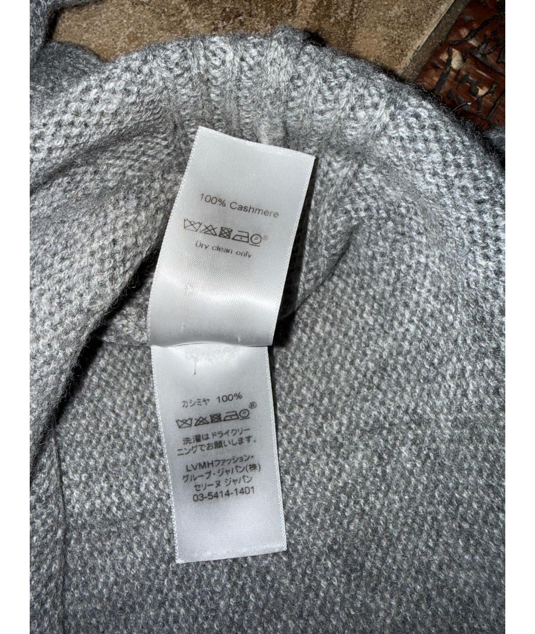 CELINE Серый кашемировый джемпер / свитер, фото 5