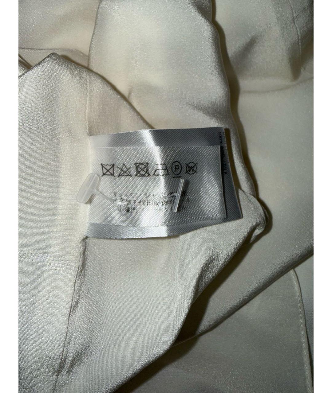 CHLOE Белая ацетатная блузы, фото 5