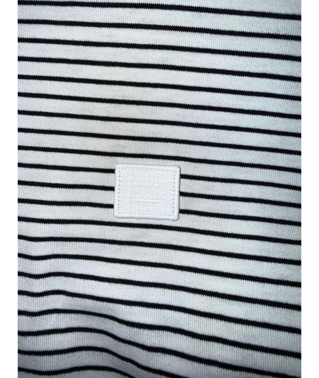 ACNE STUDIOS Белая хлопковая футболка, фото 4