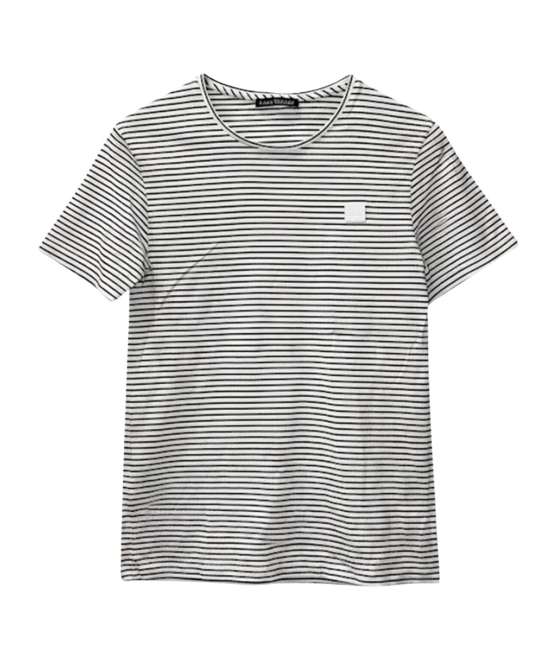 ACNE STUDIOS Белая хлопковая футболка, фото 1