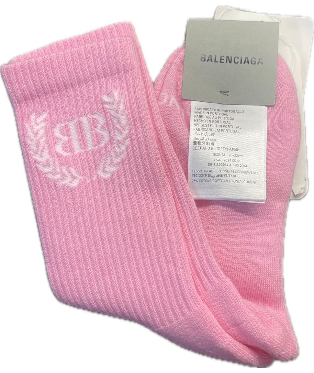 BALENCIAGA Розовые носки, чулки и колготы, фото 3