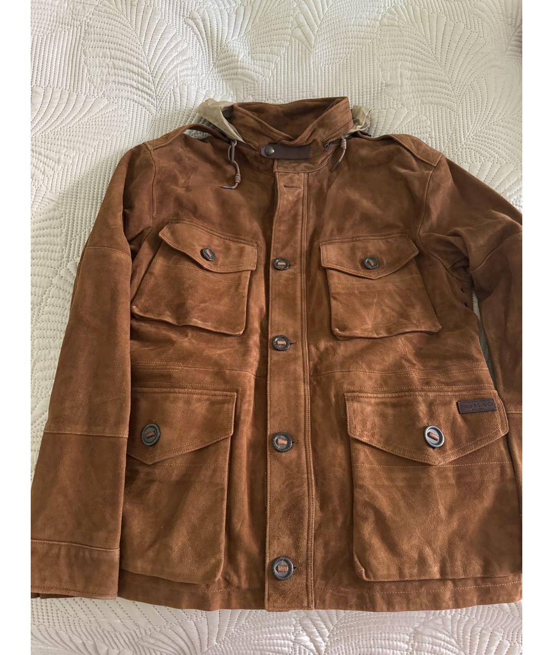 POLO RALPH LAUREN Коричневая замшевая куртка, фото 3