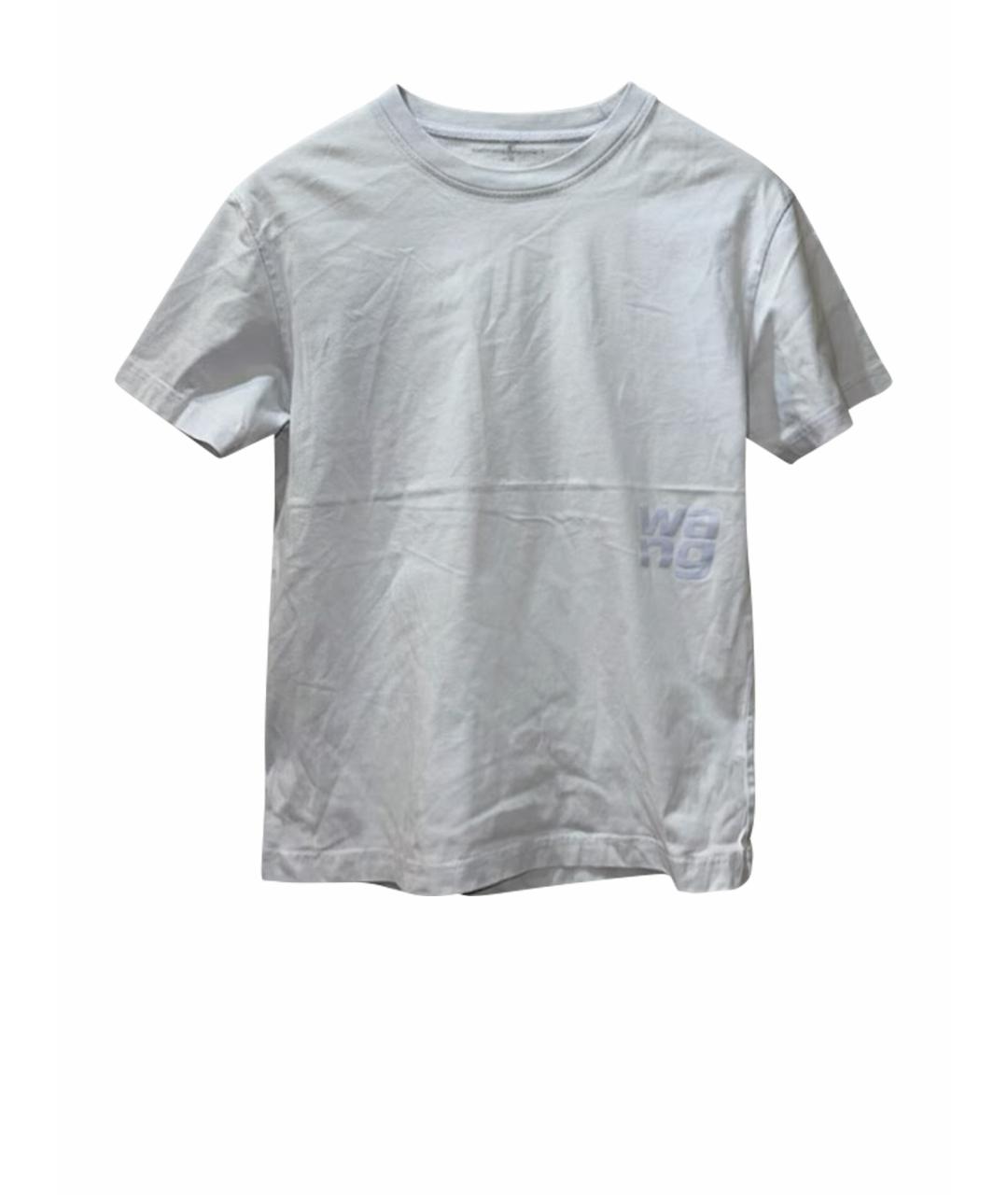 ALEXANDER WANG Голубая хлопковая футболка, фото 6