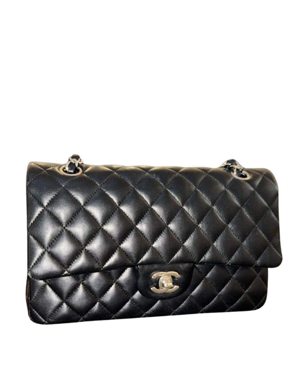 CHANEL Черная кожаная сумка через плечо, фото 1