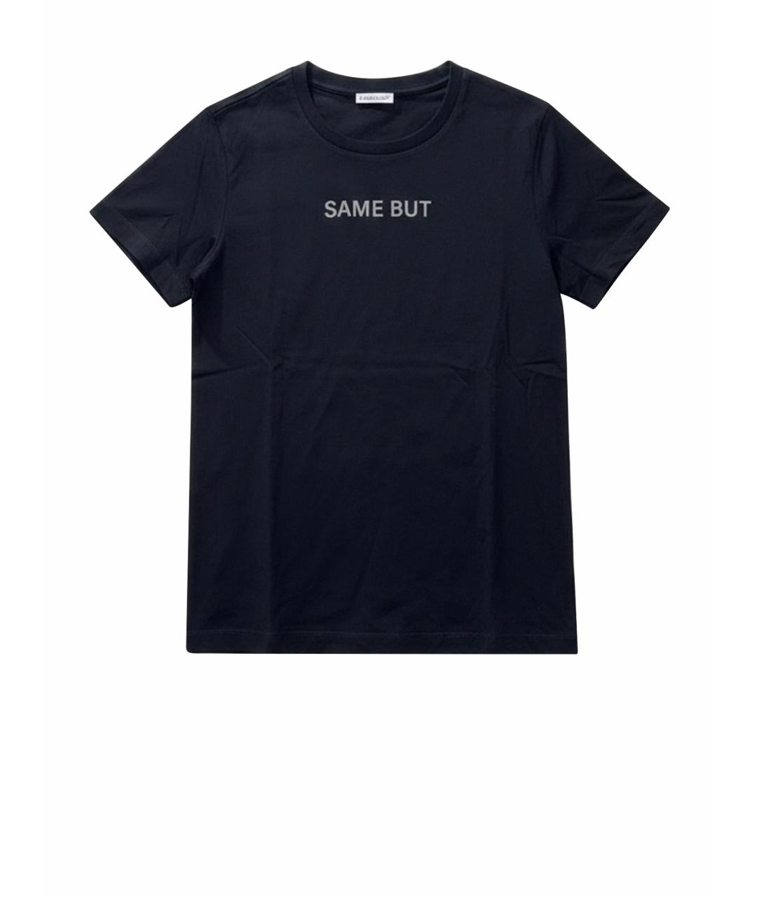 MONCLER Черная хлопковая футболка, фото 9