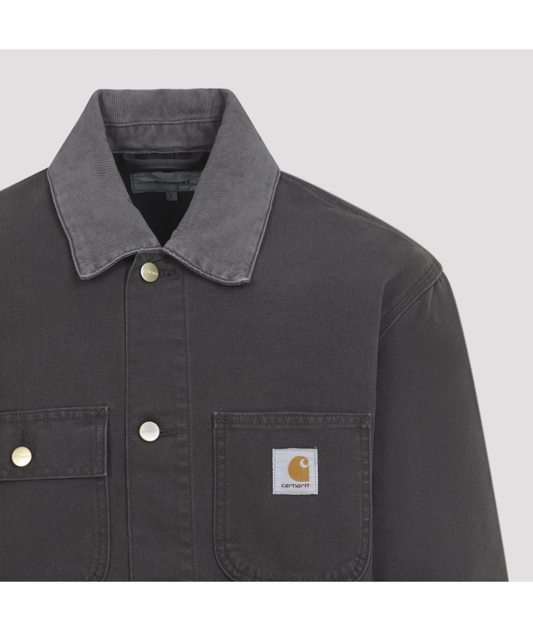 CARHARTT WIP Коричневая хлопковая куртка, фото 5